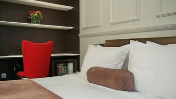 Luksus-suite | 1 soveværelse, premium-sengetøj, dundyner, senge med topmadrasser