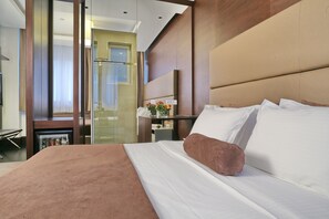 Suite de lujo | 1 dormitorio, ropa de cama de alta calidad, edredones de plumas