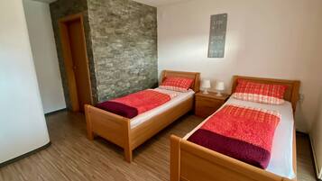 2 bedrooms, iron/ironing board, travel crib, WiFi