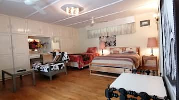 1 chambre, fer et planche Ă repasser, Wi-Fi, draps fournis