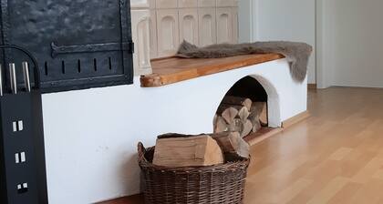 Romantic living space on 84sqm with a panoramic view of the Franconian Switzerland