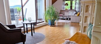 Romantic living space on 84sqm with a panoramic view of the Franconian Switzerland