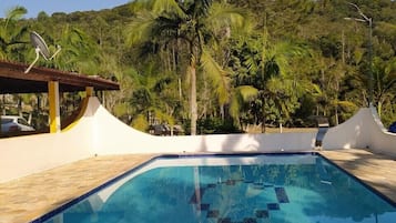 Una piscina riscaldata