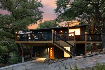 Waterfront Home with Spacious Decks and More with neighborhood boat ramp