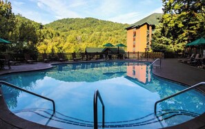 Indoor pool, outdoor pool