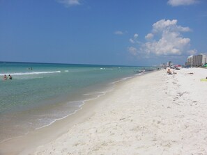 Beach nearby, beach towels