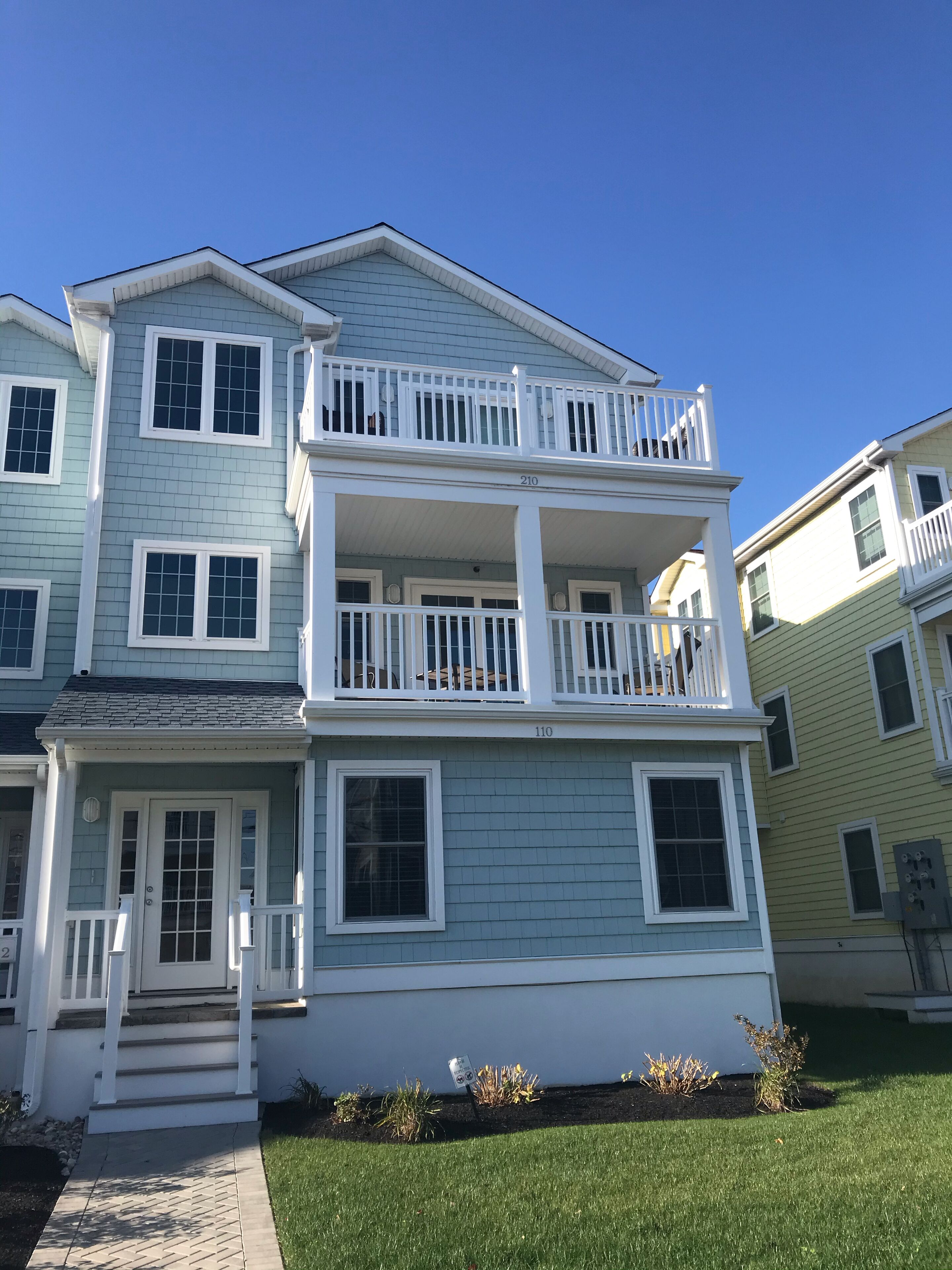 1 block from beach & boardwalk, 3 full baths, 2 car garage and heated pool.