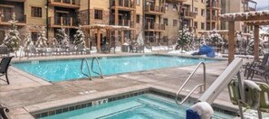 Indoor pool, outdoor pool