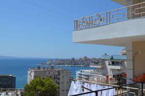 Blick vom Balkon