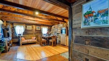 TV connectée, cheminée