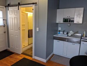 Shower, hair dryer, towels, soap - Great Uptown Apartment! Great Location! (Minneapolis)