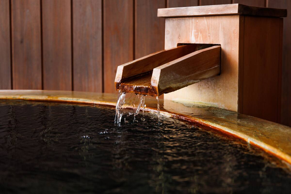 客房, 非吸煙房 (Premium,W/natural hotspring view bath) | 浴室 | 免費盥洗用品、吹風機、拖鞋、坐浴桶