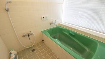 House, 1 Bedroom | Bathroom | Combined shower/bathtub, hair dryer, slippers, electronic bidet