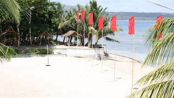 Private beach