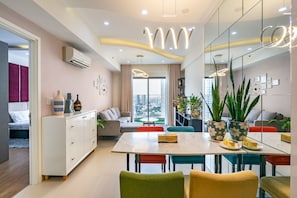 Living area - Halo Masteri Thao Dien Apartments (Ho Chi Minh City)