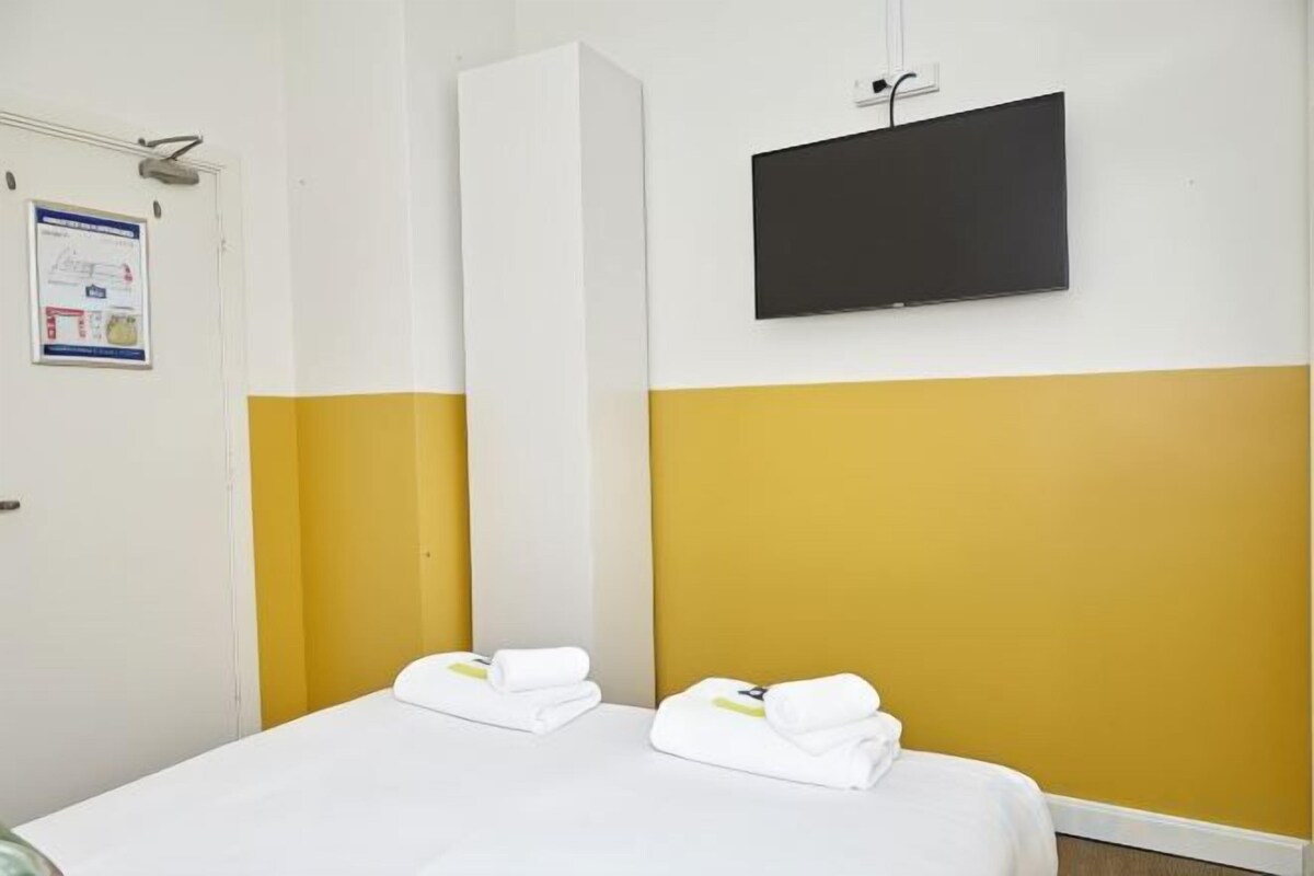 Premium bedding, blackout drapes, iron/ironing board (on request), WiFi