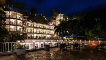 Front of property – evening/night