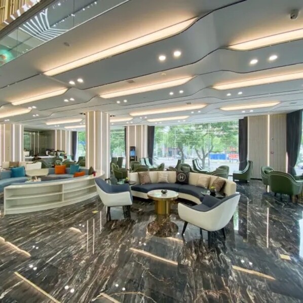 Sitteområde i lobbyen