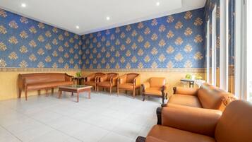 Sitteområde i lobbyen