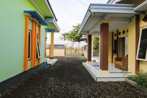 Entrée de l’hébergement