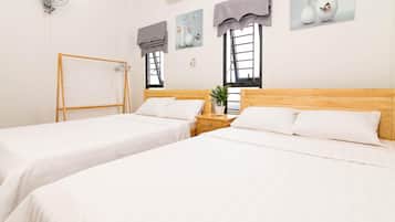Free WiFi, bed sheets