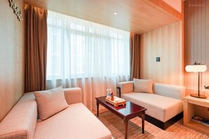 Design Double Room | Desk, blackout curtains, free WiFi, bed sheets - Fuzhou Hotel (Fuzhou)