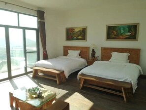 Escritorio, cortinas blackout y wifi gratis