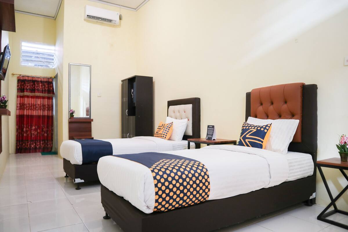 Economy Twin kamer | Gratis wifi, beddengoed