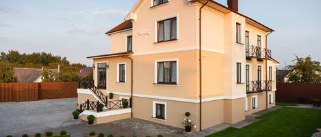 Fassade der Unterkunft