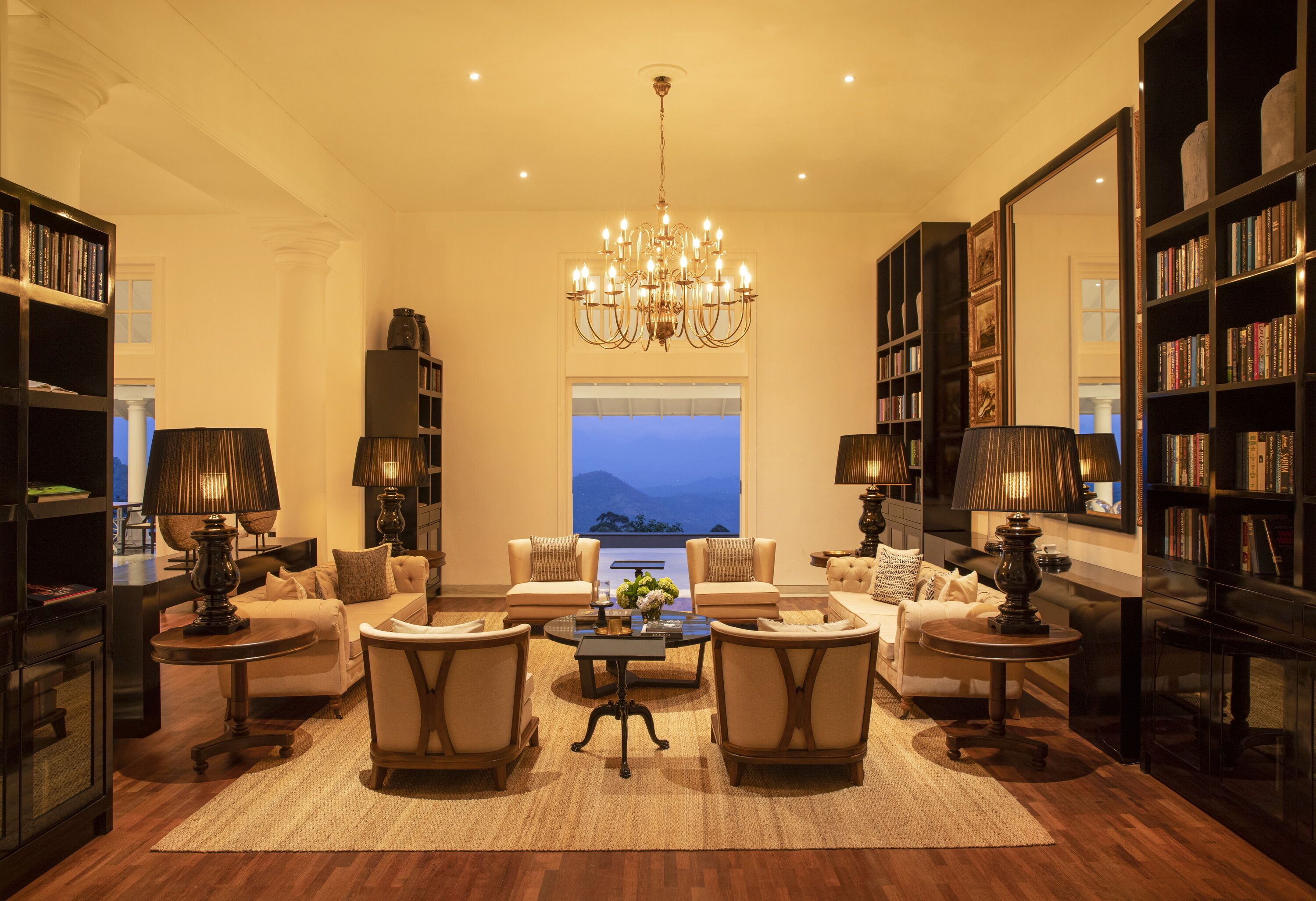 Sala de estar en el lobby