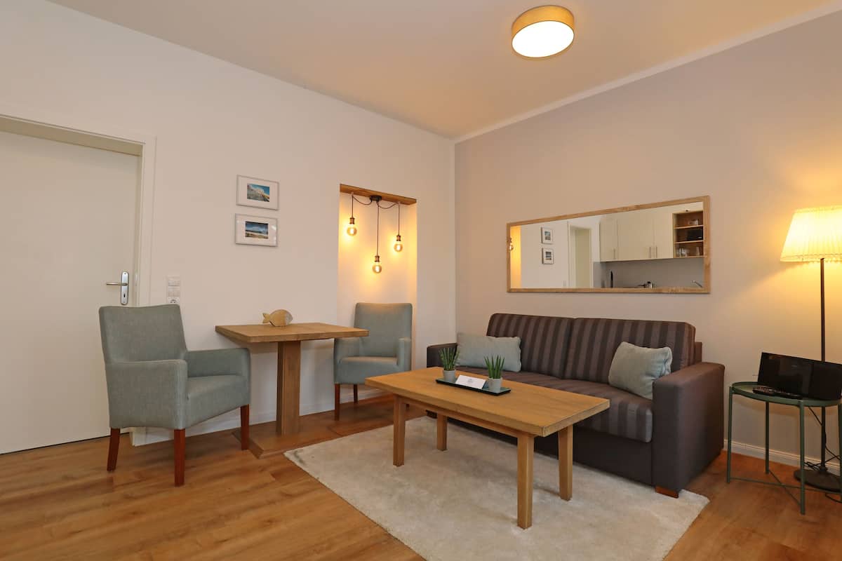 Departamento superior | 1 habitación, ropa de cama hipoalergénica y decoración personalizada