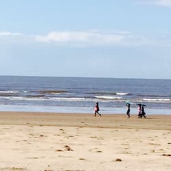 On the beach