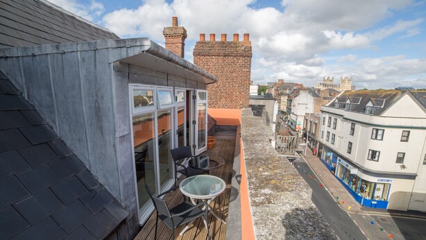 Penthouse urbano | Vista del balcón