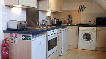 City Penthouse | Private kitchen | Fridge, microwave, stovetop, dishwasher