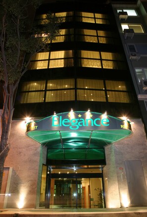 Front of property – evening/night