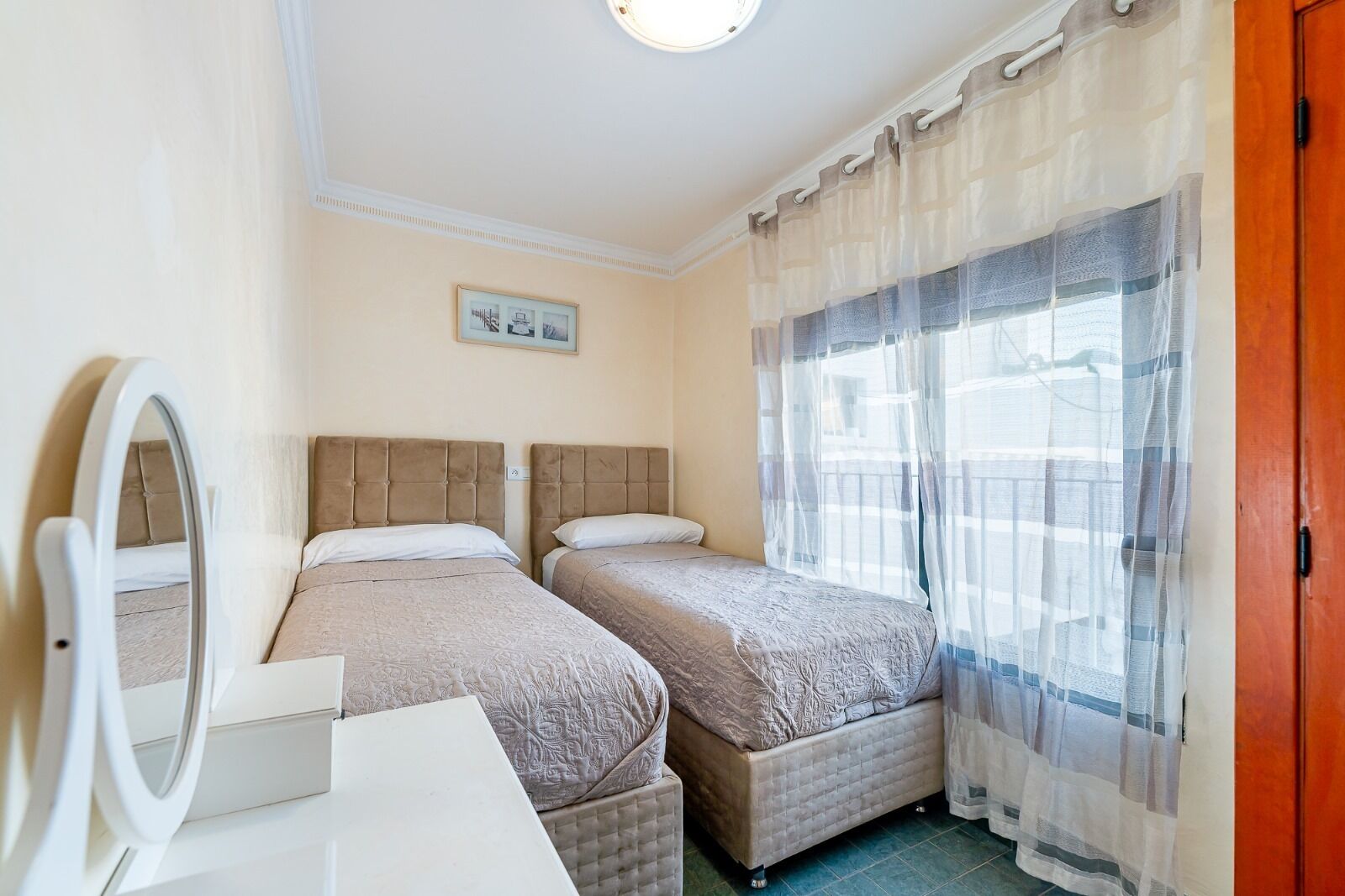 Apartamento, 1 habitación, vistas al mar (nº8) | 1 dormitorio, caja fuerte, escritorio y sistema de insonorización