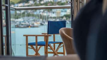 Suite Exclusive, salle de bains attenante, vue port (Crows nest) | Vue depuis le balcon