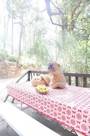 Casa de campo, 2 habitaciones | Terraza o patio