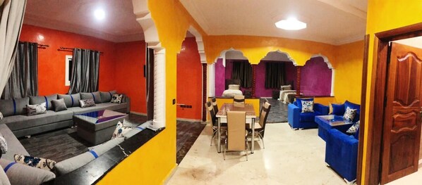 Apartment, 2 Bedrooms | Living area | 32-inch flat-screen TV with satellite channels, TV - Alfakhama (Dakhla)