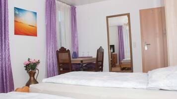 Double or Twin Room, Shared Bathroom | Individually decorated, desk, laptop workspace, iron/ironing board