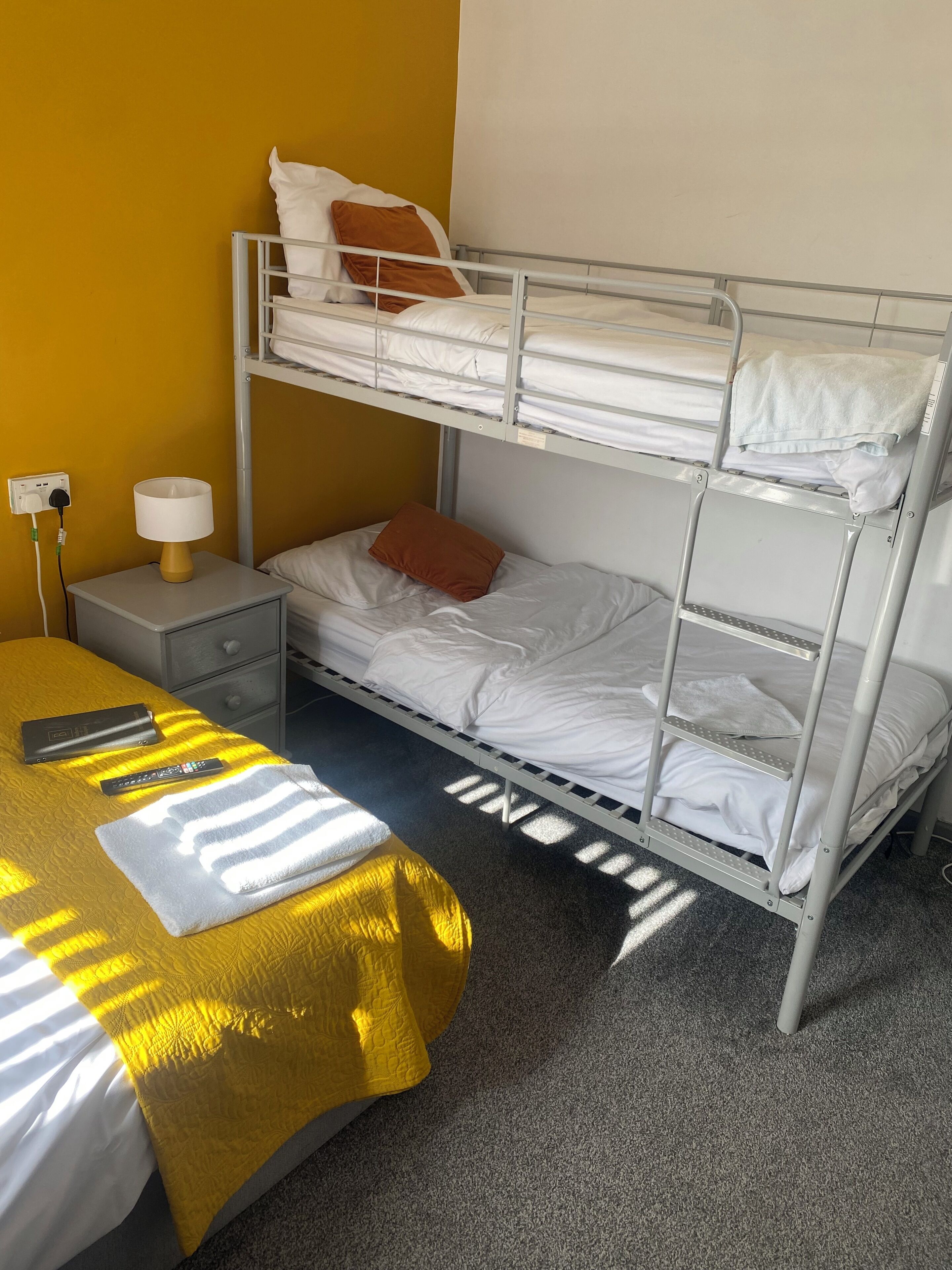 Quarto família | Roupas de cama premium, individualmente decorados