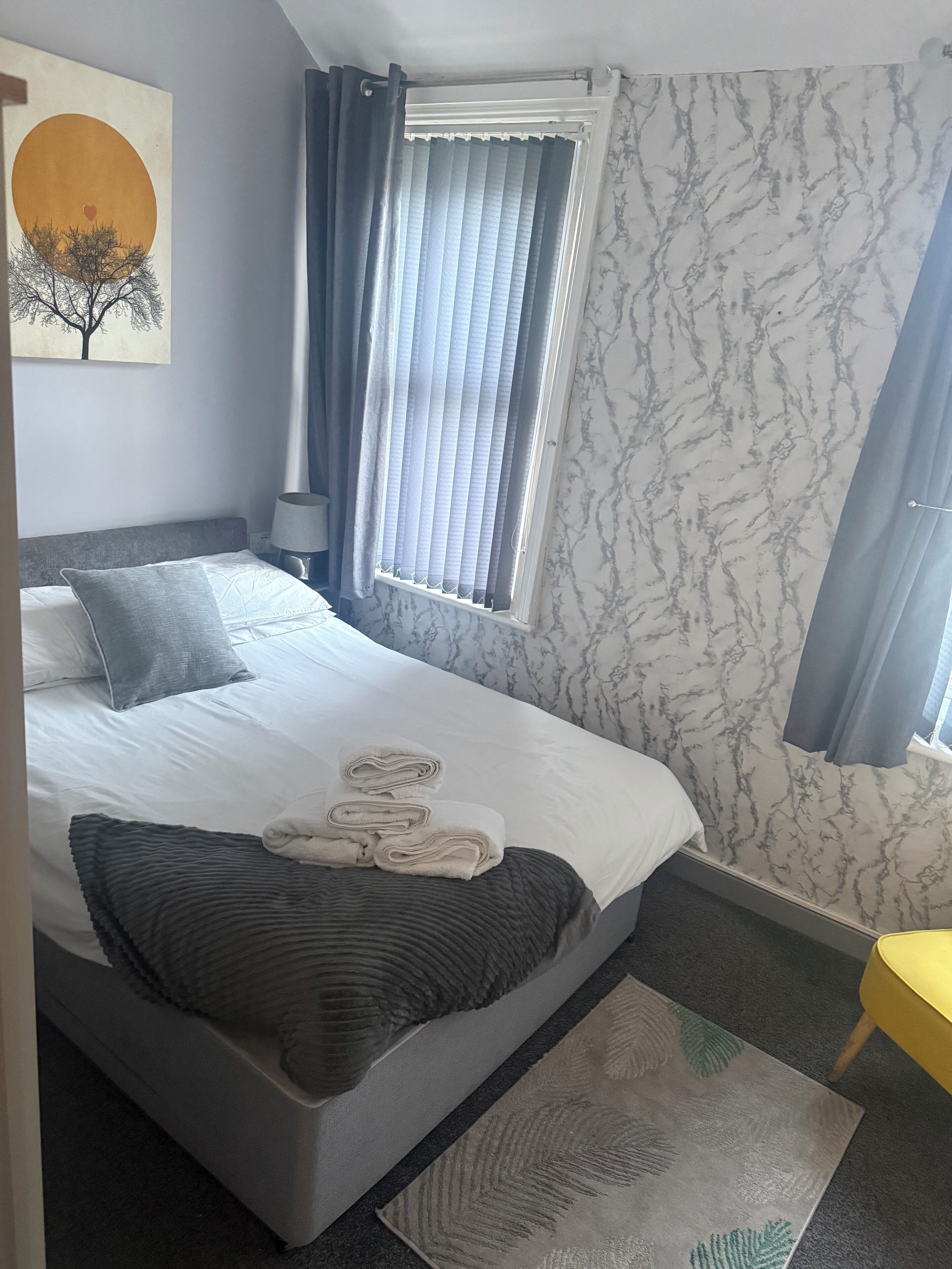 Quarto casal standard | Roupas de cama premium, individualmente decorados