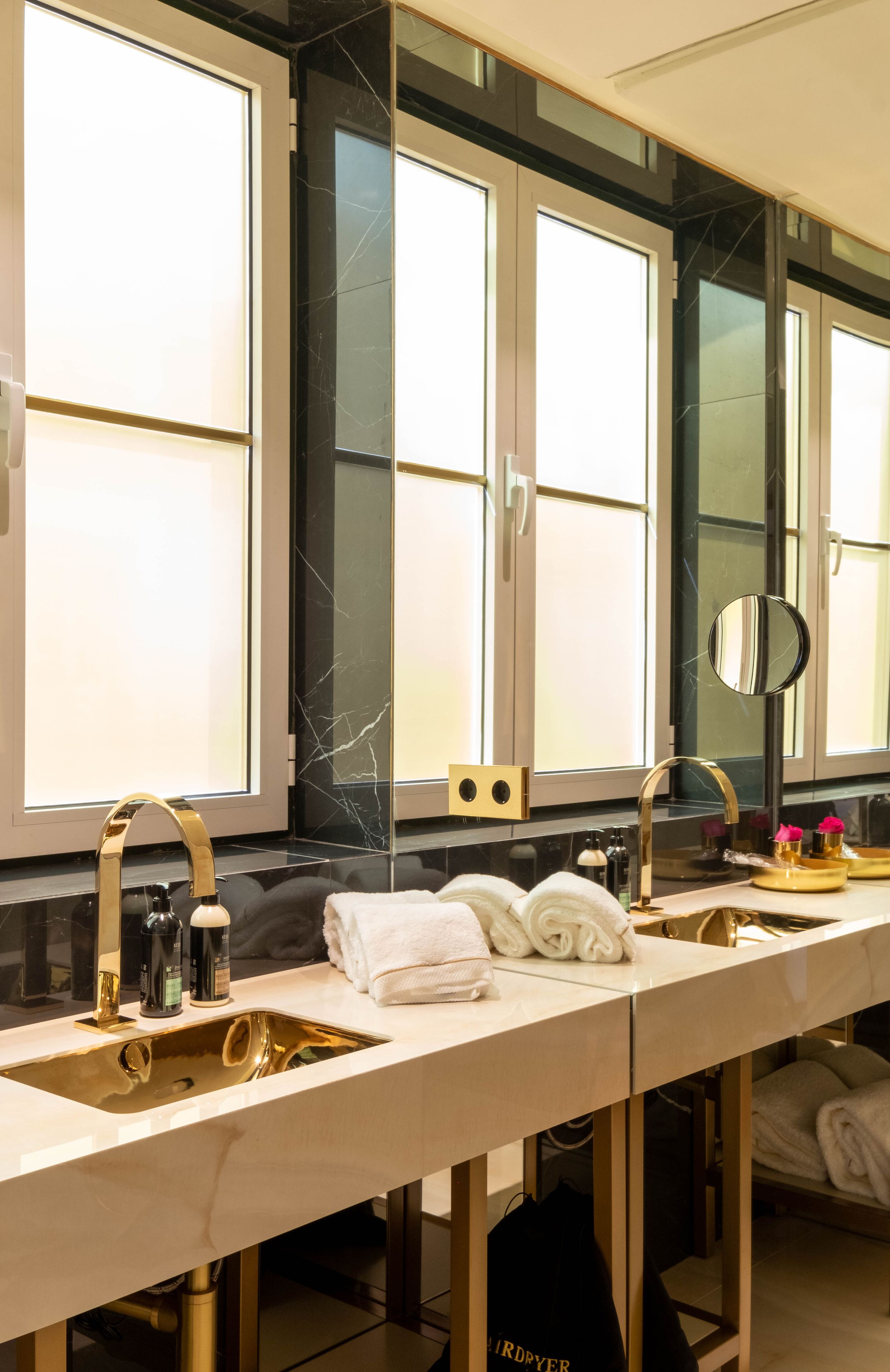 shower, free toiletries, hair dryer, bathrobes