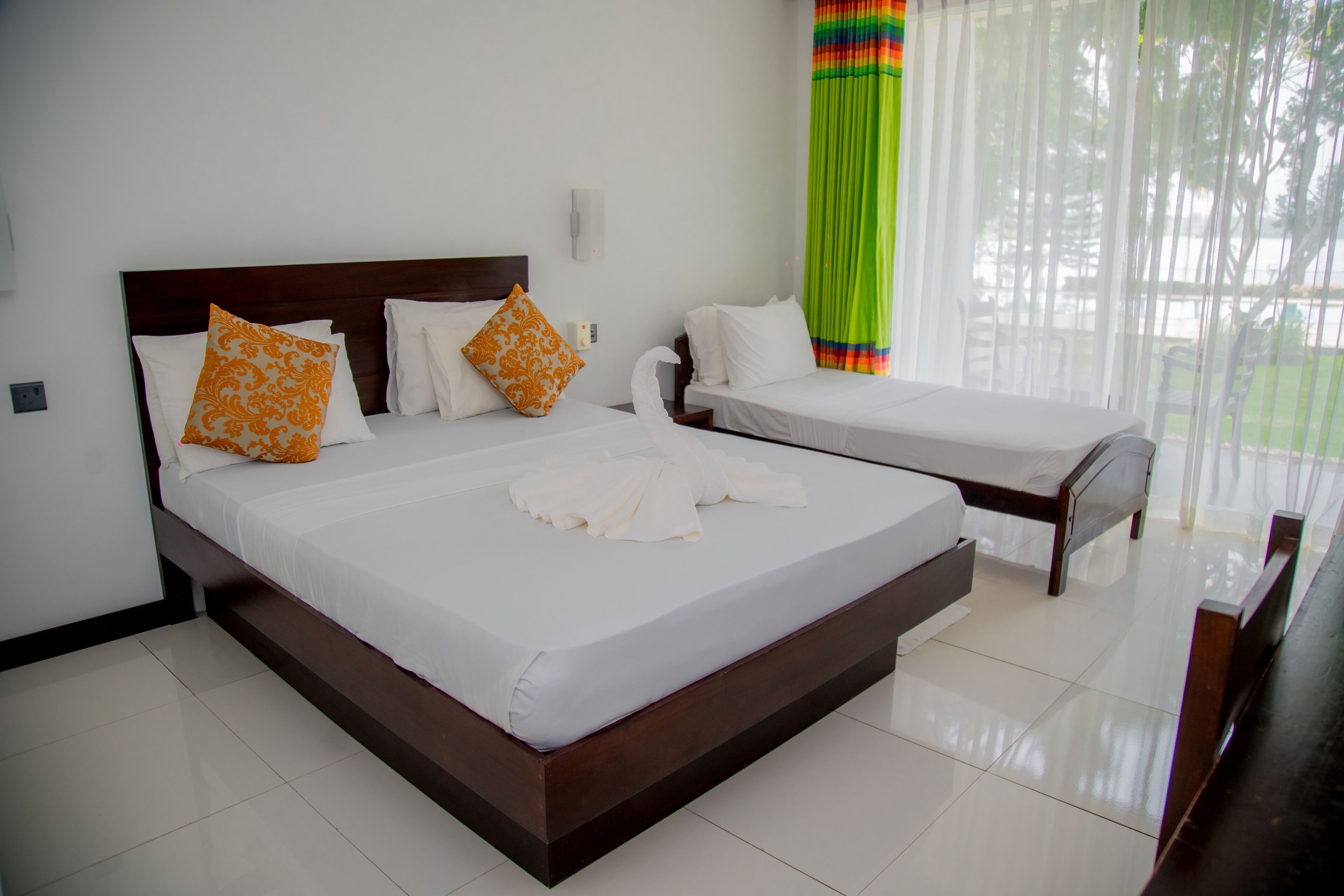 ห้องดีลักซ์ดับเบิล | โต๊ะทำงาน, ห้องเก็บเสียง, เตารีด/โต๊ะรีดผ้า, Wi-Fi ฟรี