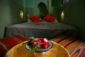 Double Room (Verte) | Free cribs/infant beds, free WiFi, bed sheets - Riad Sardinas & Chili (Marrakech)