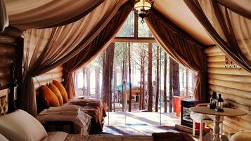 Deluxe Cabin, Partial Lake View | Individually decorated, individually furnished, desk