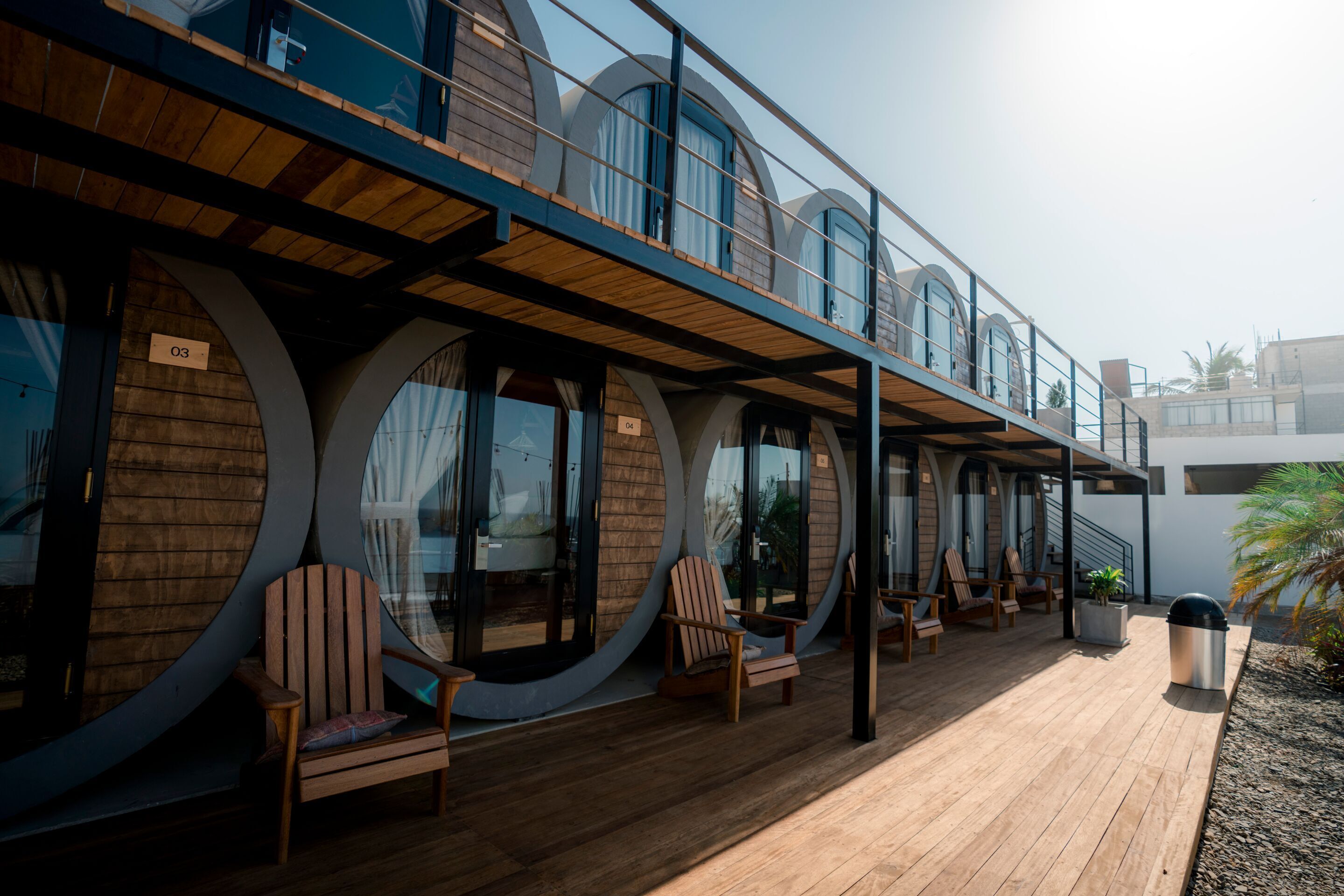 Cylinder with Shared Bathroom | Terrace/patio