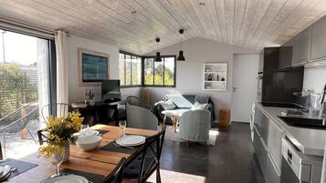 Maison, 2 chambres | Coin séjour | Chauffage par le sol