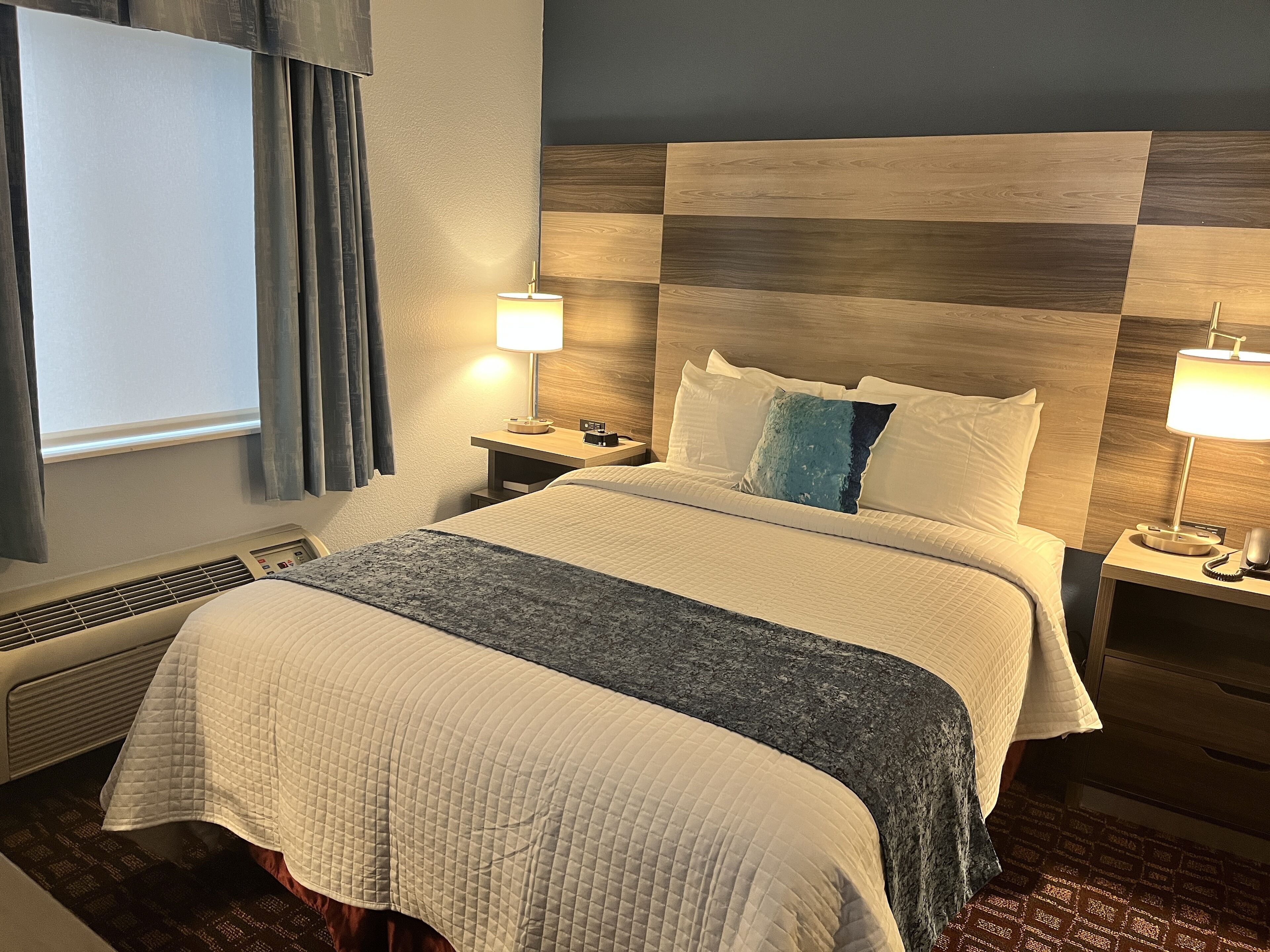 1 bedroom, down duvets, pillow-top beds, desk