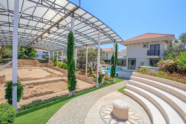 Overnattingsstedets uteområder